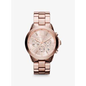 Michael Kors Bradshaw Oversized Rose Gold-Tone Watch